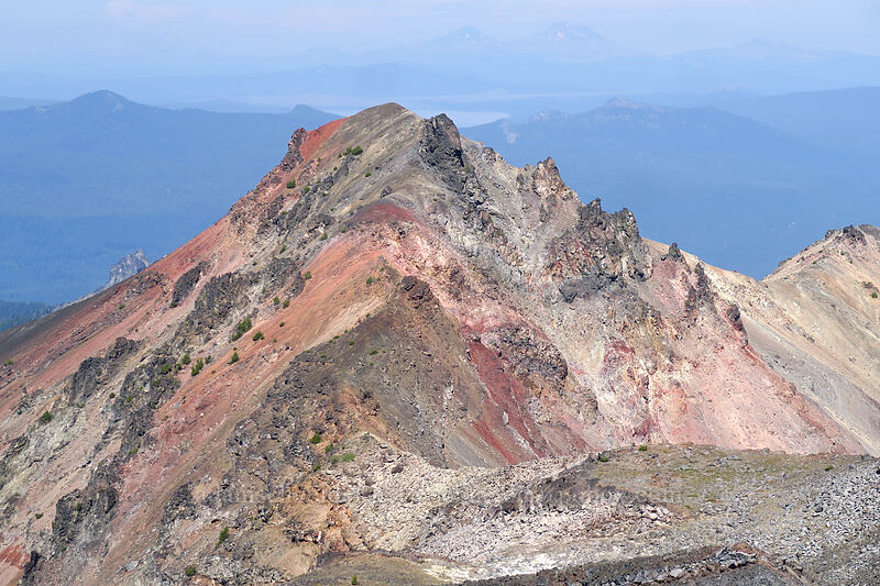 Diamond Peak's north ridge [Diamond Peak summit, Diamond Peak Wilderness, Lane County, Oregon]