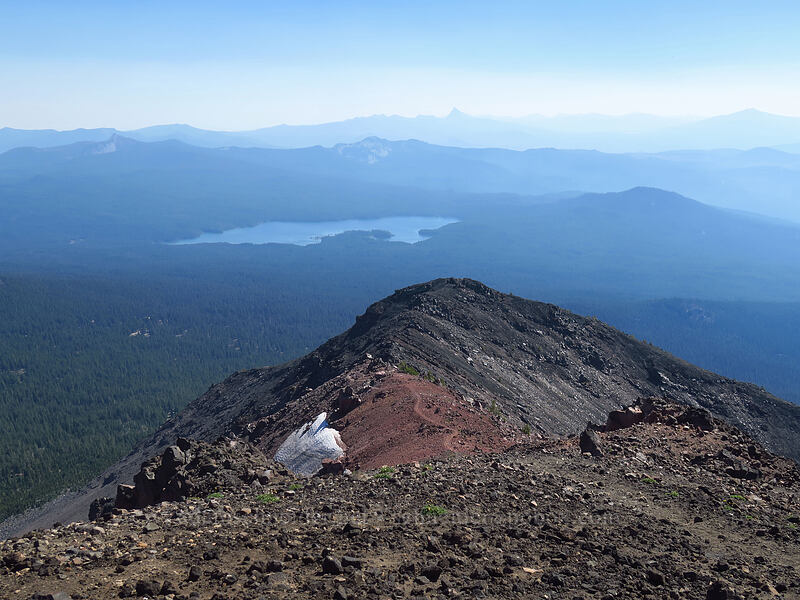 view to the south [Diamond Peak summit, Diamond Peak Wilderness, Lane County, Oregon]