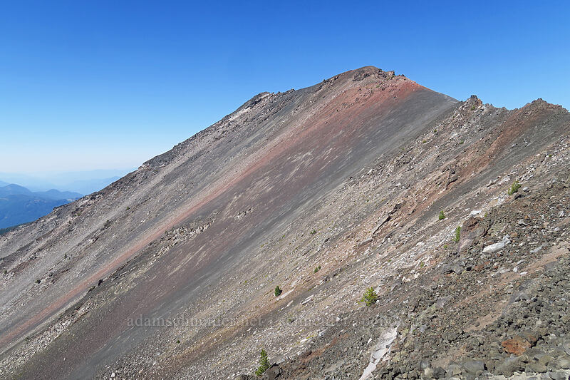 southwest face of Diamond Peak [Diamond Peak's southwest ridge, Diamond Peak Wilderness, Lane County, Oregon]