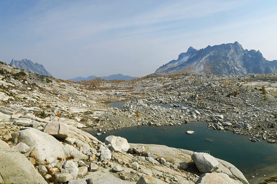 Upper Enchantment Basin, The Temple, & McClellan Peak [Upper Enchantment Basin, Alpine Lakes Wilderness, Chelan County, Washington]