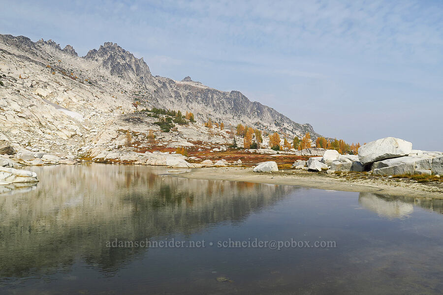 Enchantment Peak & Brisingamen Lakelets [Upper Enchantment Basin, Alpine Lakes Wilderness, Chelan County, Washington]