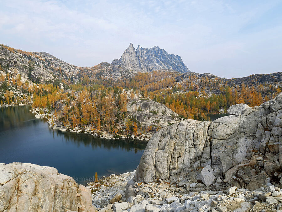 Inspiration Lake & Prusik Peak [Enchantment Basin, Alpine Lakes Wilderness, Chelan County, Washington]