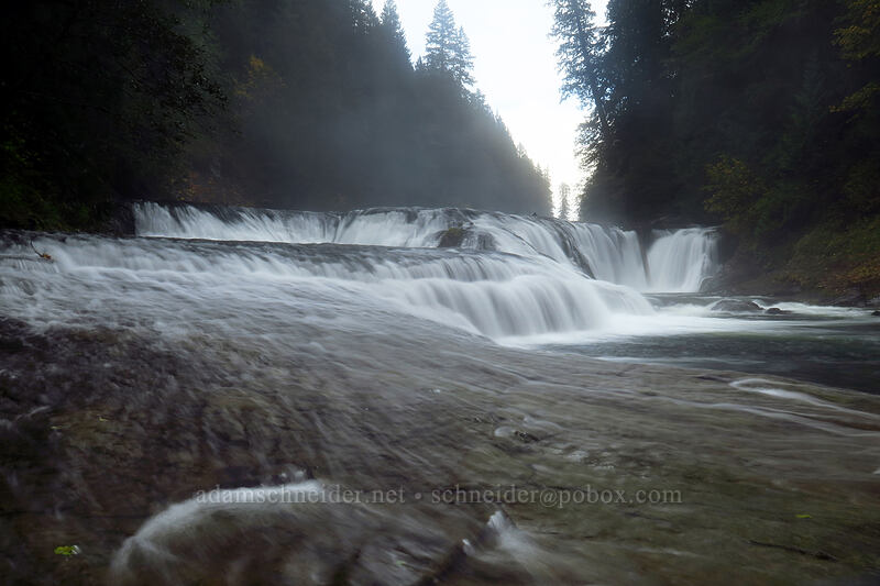 Middle Lewis River Falls [Lewis River Trail, Gifford Pinchot National Forest, Skamania County, Washington]