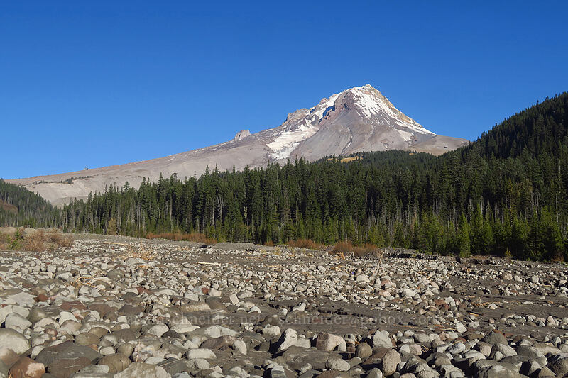 Mount Hood & White River [White River Canyon, Mt. Hood Wilderness, Hood River County, Oregon]