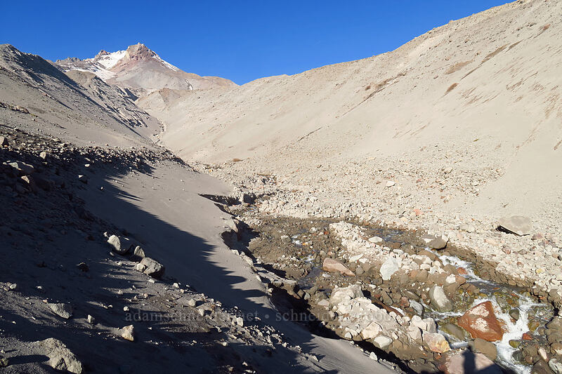 Mount Hood & White River [White River Canyon, Mt. Hood Wilderness, Hood River County, Oregon]