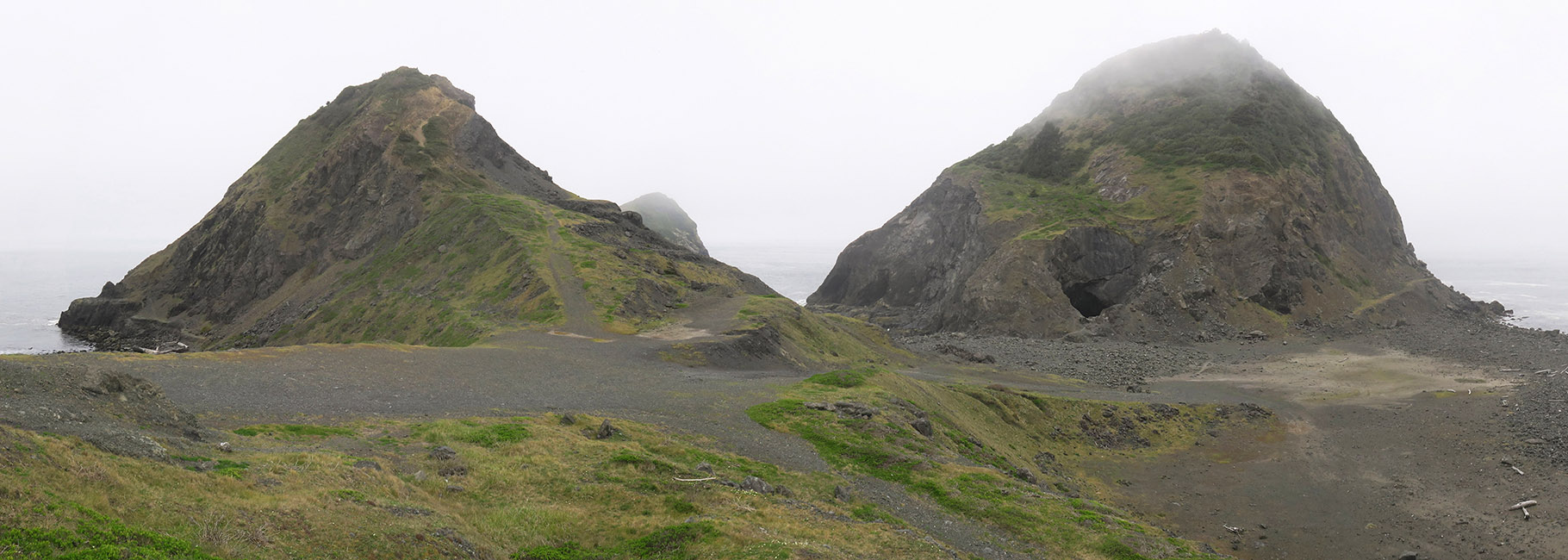 Sisters Rocks panorama [Sisters Rock State Park, Curry County, Oregon]