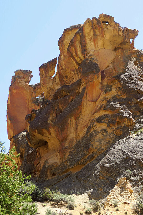 tuff hoodoo [Juniper Gulch, Malheur County, Oregon]