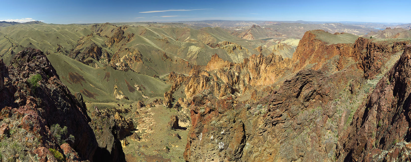 Yellow Jacket panorama [The Yellow Jacket, Malheur County, Oregon]
