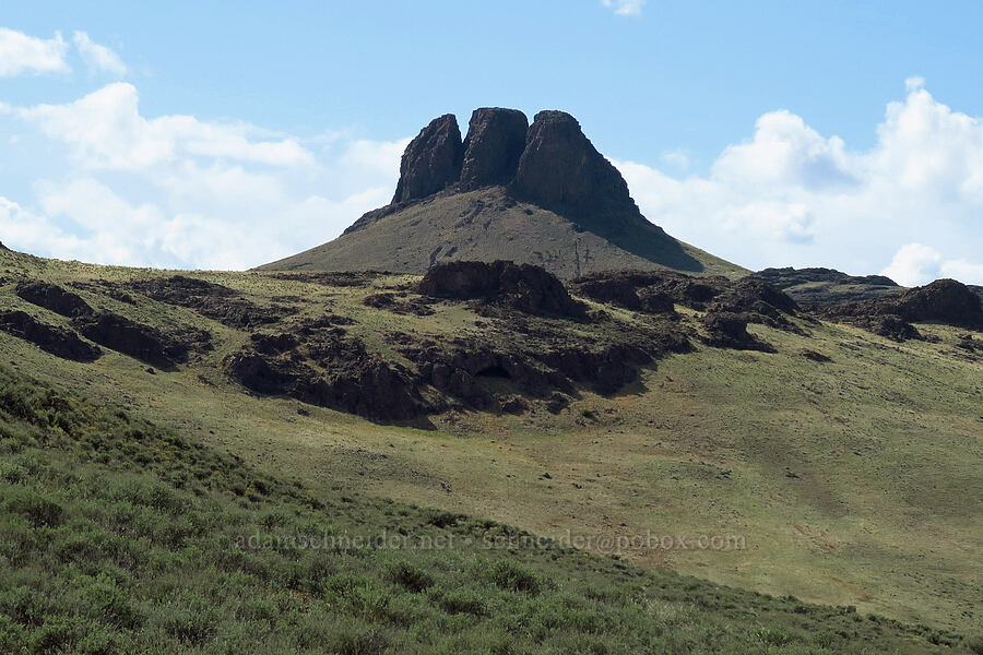 Three Fingers Rock [McIntyre Spring Road, Malheur County, Oregon]