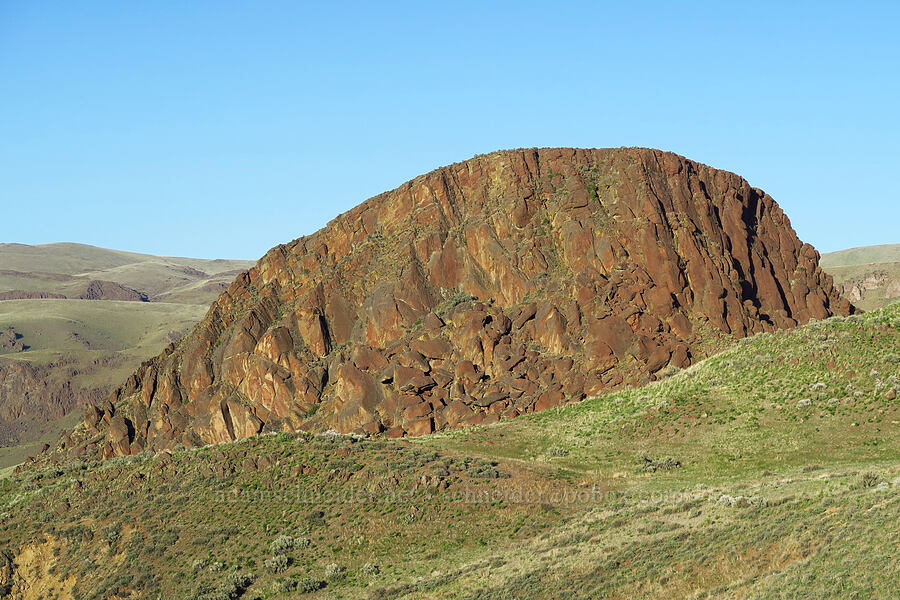 Negro Rock [McIntyre Spring Road, Malheur County, Oregon]