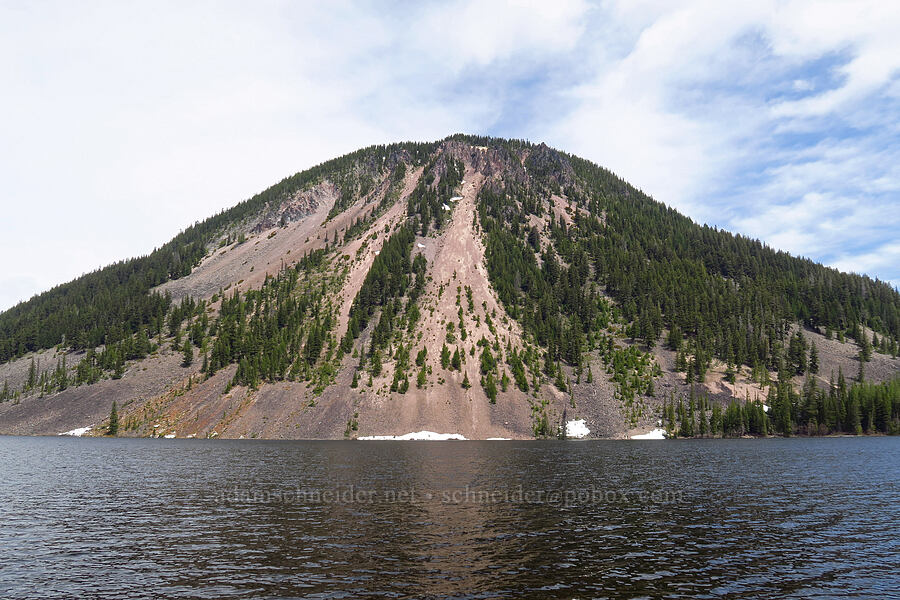 Spiral Butte & Dog Lake [Dog Lake Campground, Okanogan-Wenatchee National Forest, Yakima County, Washington]