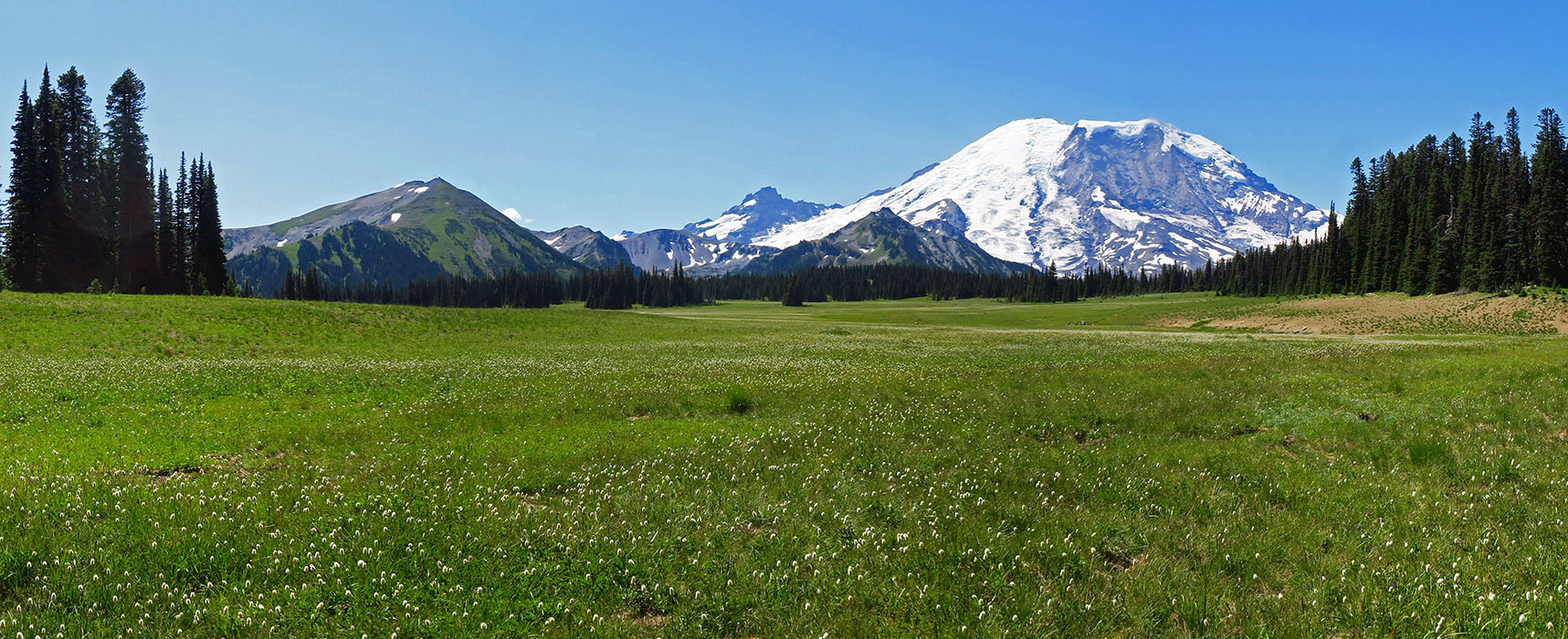 Grand Park panorama [Grand Park, Mt. Rainier National Park, Pierce County, Washington]