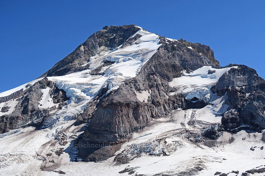Mount Hood's summit [Barrett Spur, Mt. Hood Wilderness, Hood River County, Oregon]