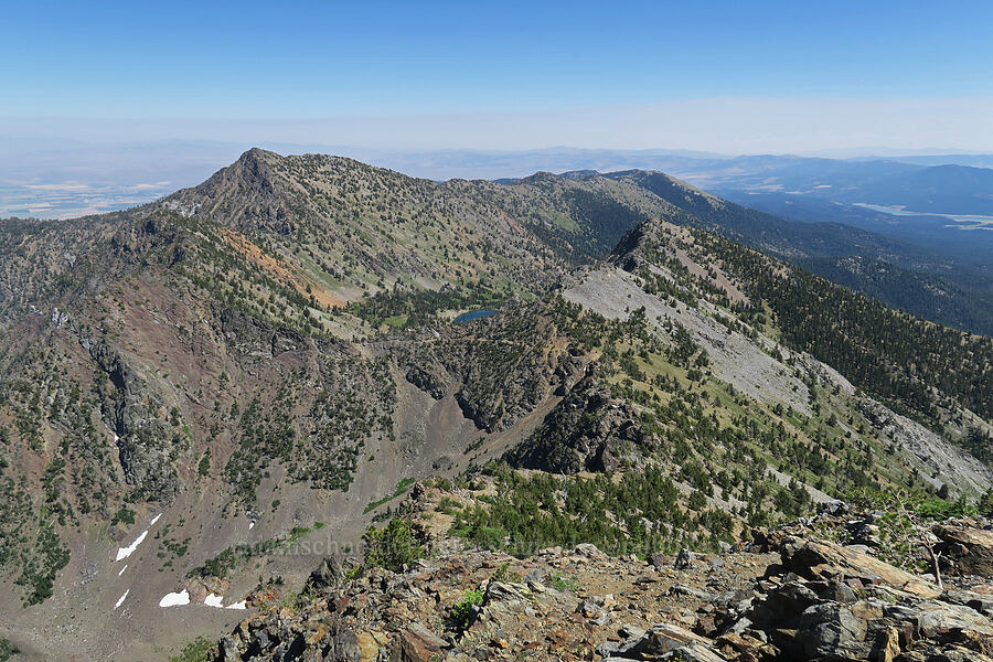 Elkhorn Peak & Peak 8508 [Rock Creek Butte, Wallowa-Whitman National Forest, Baker County, Oregon]