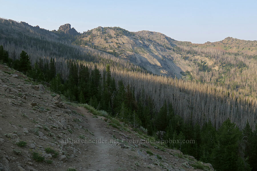 the back side of Rabbit Ears [High Lakes Rim Trailhead, Malheur National Forest, Grant County, Oregon]