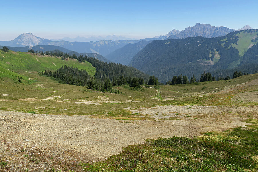 view to the northeast [Excelsior Peak, Mt. Baker Wilderness, Whatcom County, Washington]