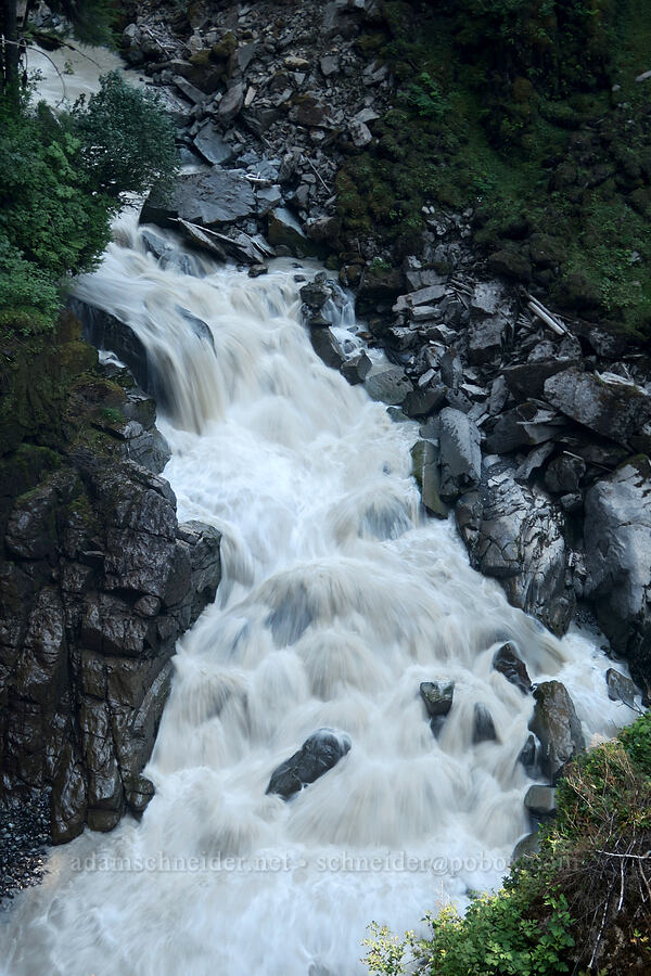 Wells Creek [Nooksack Falls Viewpoint, Mt. Baker-Snoqualmie National Forest, Whatcom County, Washington]