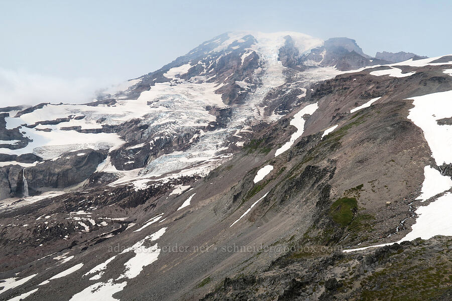 Mount Rainier & Nisqually Glacier [Pebble Creek Trail, Mt. Rainier National Park, Pierce County, Washington]