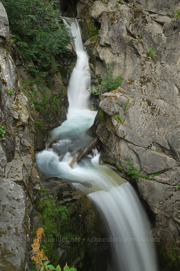 Upper Christine Falls [Longmire-to-Paradise Road, Mt. Rainier National Park, Pierce County, Washington]