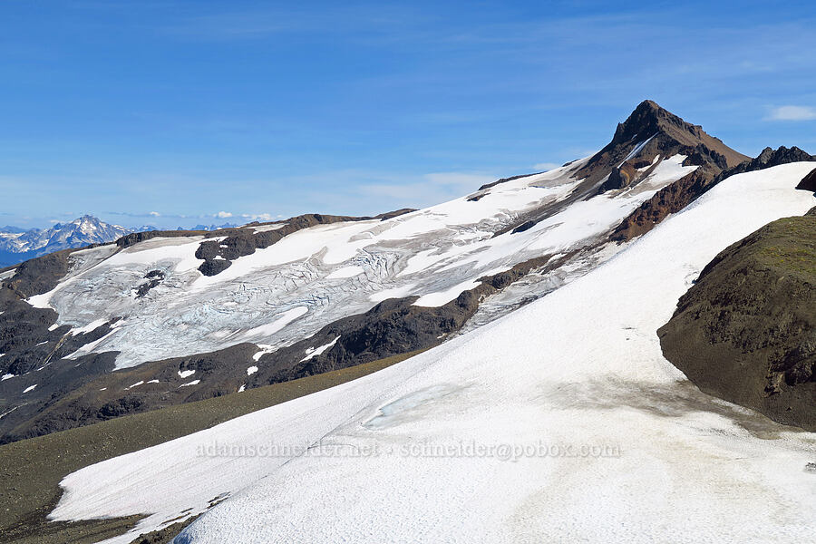 Hadley Glacier & Hadley Peak [Chowder Ridge, Mt. Baker Wilderness, Whatcom County, Washington]