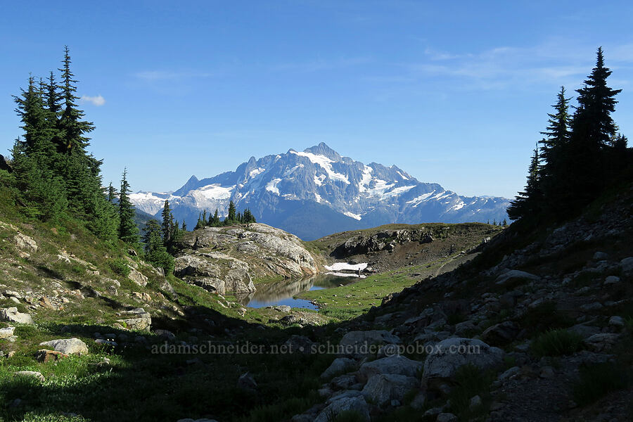 Mount Shuksan [below Yellow Aster Butte, Mt. Baker Wilderness, Whatcom County, Washington]