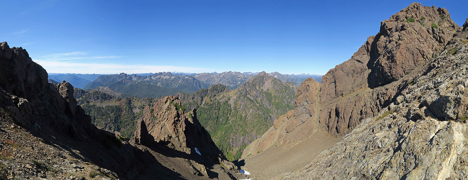 Mount Washington panorama [Mt. Washington Trail, Olympic National Forest, Mason County, Washington]
