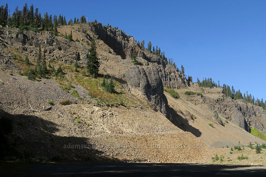 east face of Steamboat Mountain [Steamboat Mountain Trailhead, Gifford Pinchot National Forest, Skamania County, Washington]