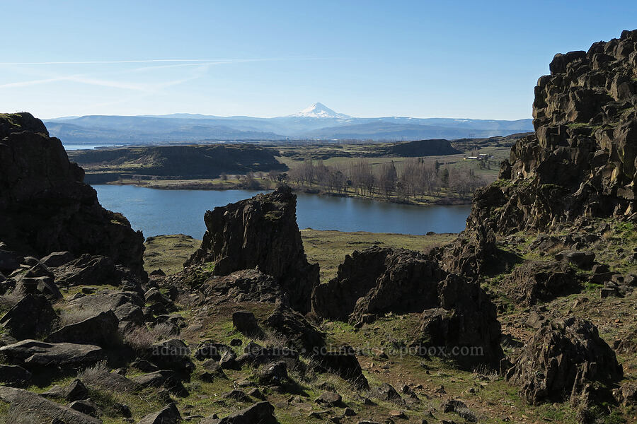 Mount Hood & Horsethief Lake [Horsethief Butte, Klickitat County, Washington]