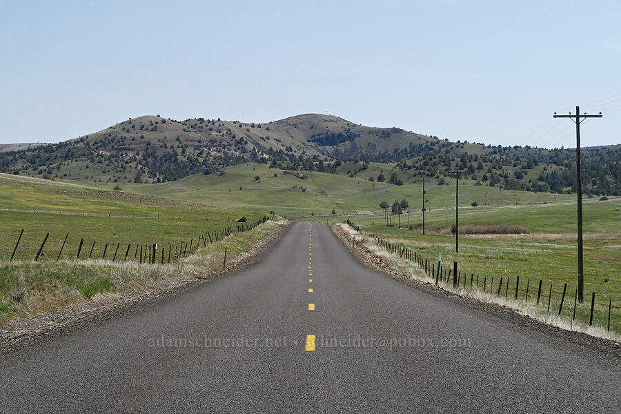 southwest ridge of Peak 4320 [HIghway 218, Wasco County, Oregon]