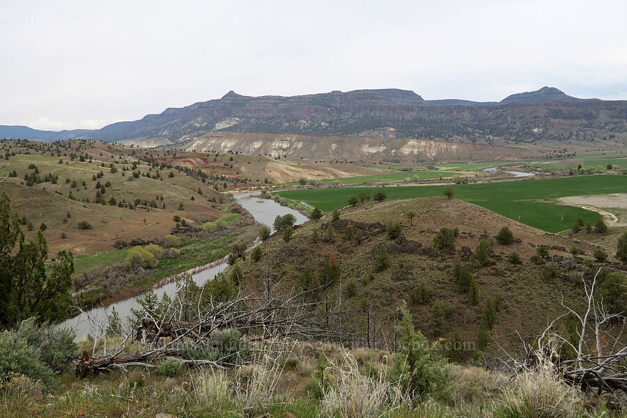 John Day River & Kentucky Ridge [Twickenham-Burnt Ranch Road, Wheeler County, Oregon]