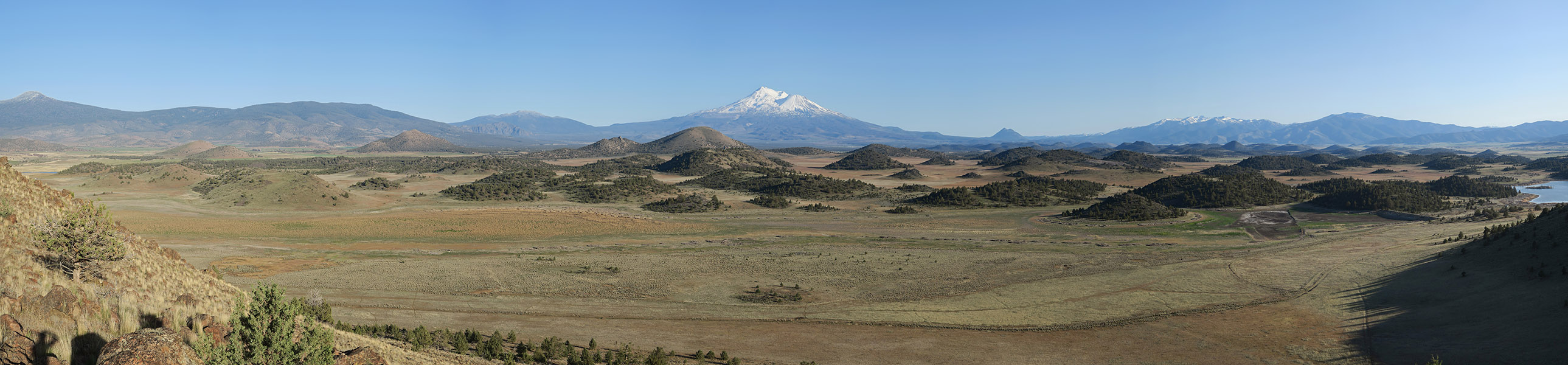 Shasta Valley panorama [Shasta Valley Wildlife Area, Siskiyou County, California]