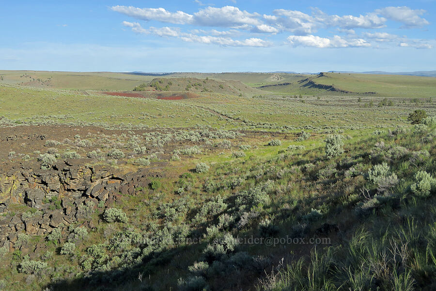 Keyhole Explosion Crater [Diamond Craters, Harney County, Oregon]