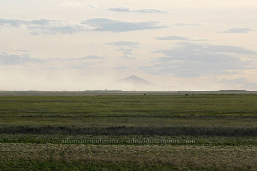 Iron Mountain & dust [Malheur National Wildlife Refuge, Harney County, Oregon]