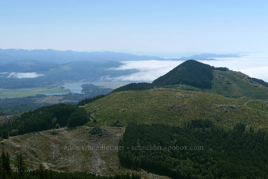 Rock Mountain & Nehalem River [Angora Peak Trail, Clatsop County, Oregon]
