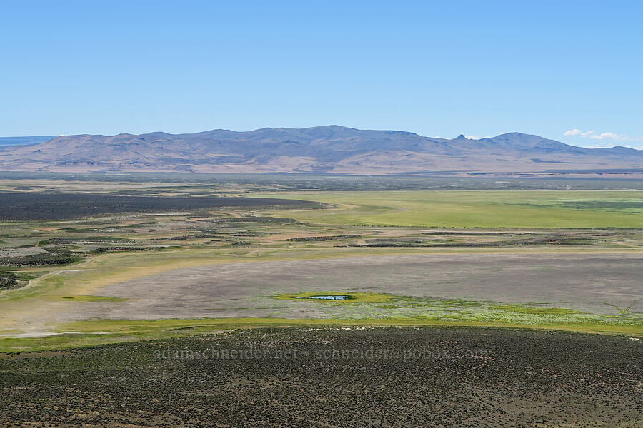 Warner Valley & Coyote Hills [Warner Valley Overlook, Hart Mountain National Antelope Refuge, Lake County, Oregon]