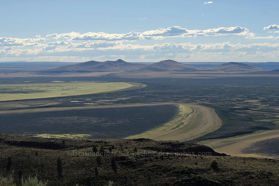 Warner Valley & Rabbit Hills [Hart Mountain Road, Hart Mountain National Antelope Refuge, Lake County, Oregon]