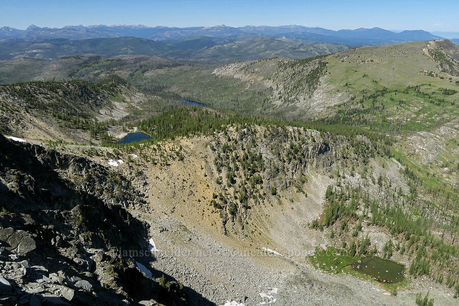 view to the northwest [Tiffany Mountain, Okanogan-Wenatchee National Forest, Okanogan County, Washington]