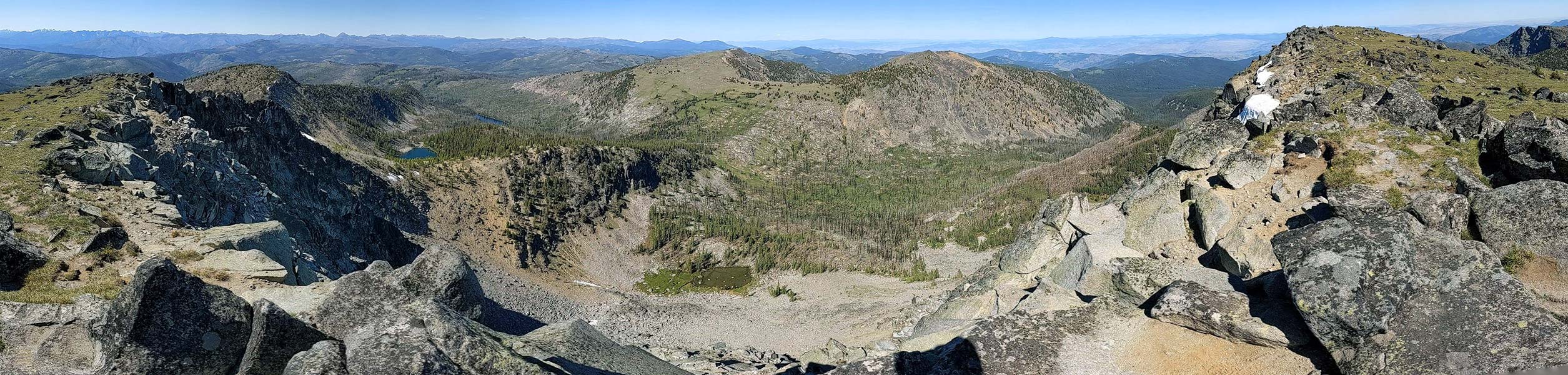 Tiffany Mountain summit panorama [Tiffany Mountain, Okanogan-Wenatchee National Forest, Okanogan County, Washington]