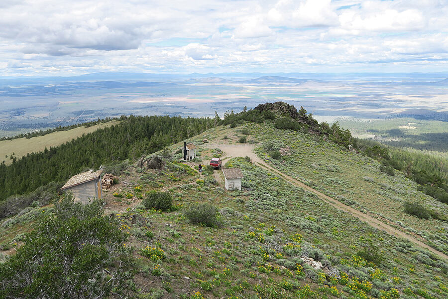 north ridge of Hager Mountain [Hager Mountain Trail, Fremont-Winema National Forest, Lake County, Oregon]