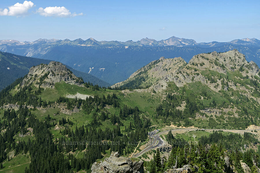 Yakima Peak & Deadwood Peak [Naches Peak summit, Okanogan-Wenatchee National Forest, Yakima County, Washington]