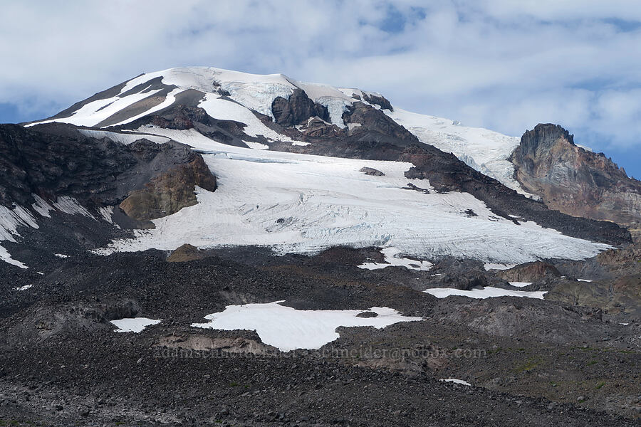 Mount Adams & Mazama Glacier [Sunrise Camp Trail, Yakama Reservation, Yakima County, Washington]