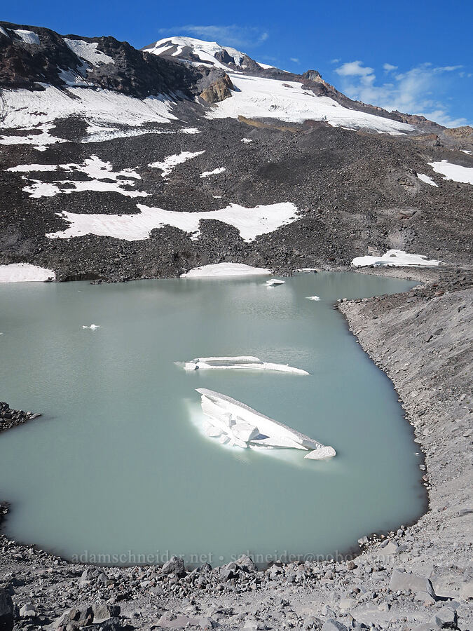 Mount Adams & Iceberg Lake [Sunrise Camp Trail, Yakama Reservation, Yakima County, Washington]