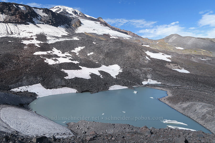 Mount Adams & Iceberg Lake [above Bird Creek Meadows, Yakama Reservation, Yakima County, Washington]