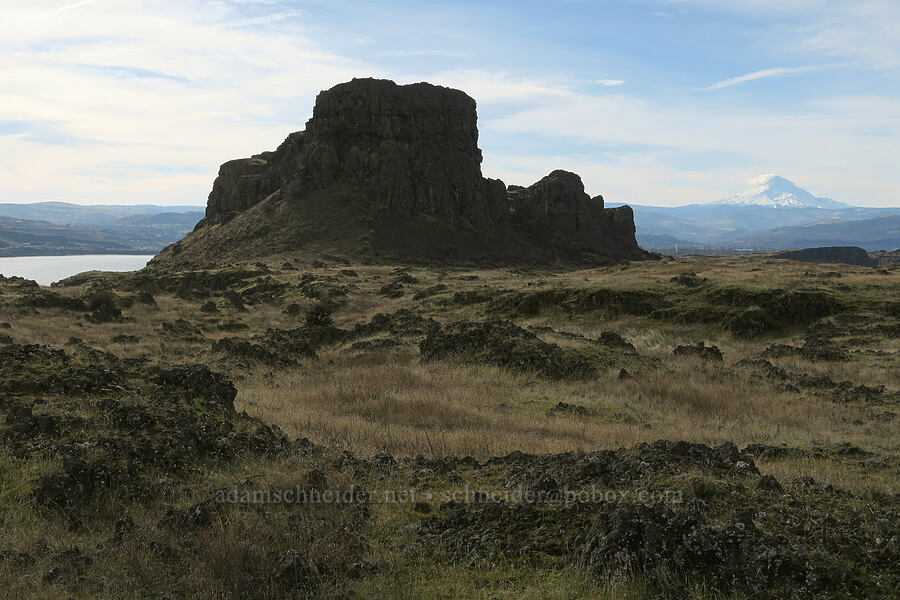 Horsethief Butte & Mount Hood [Columbia Hills State Park, Klickitat County, Washington]