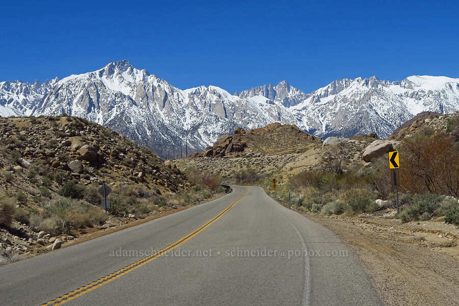Lone Pine Peak & Mount Whitney [Whitney Portal Road, Inyo County, California]