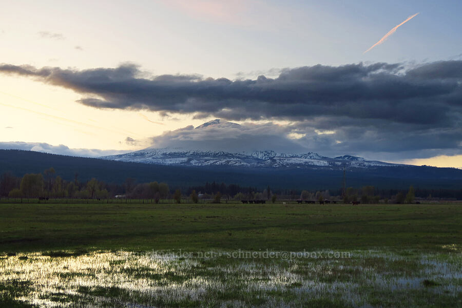 Mount Adams at sunset [BZ-Glenwood Highway, Klickitat County, Washington]