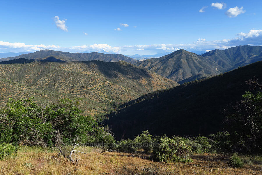 view to the southeast [above Ash Creek, Klamath National Forest, Siskiyou County, California]