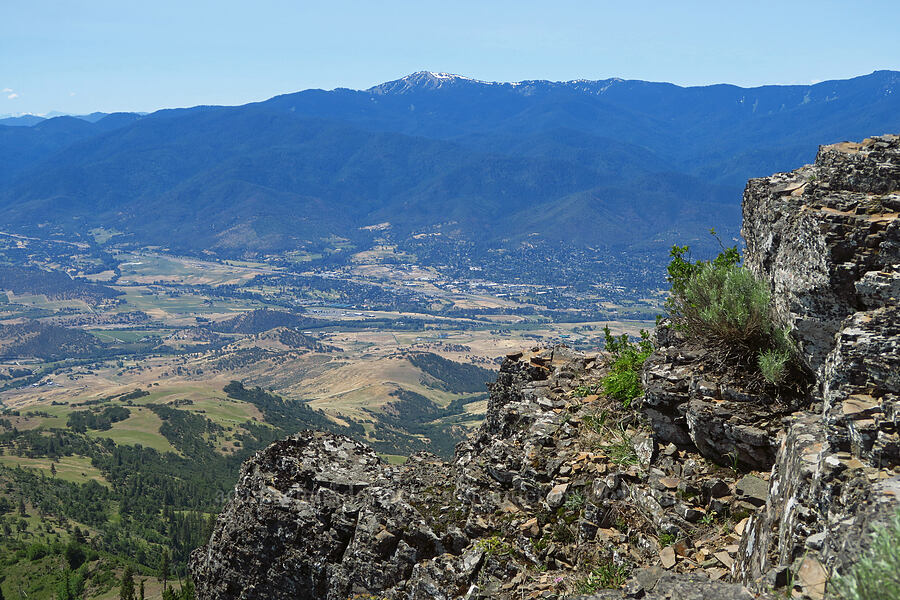 Mount Ashland & Ashland [Grizzly Peak Trail, Cascade-Siskiyou National Monument, Jackson County, Oregon]