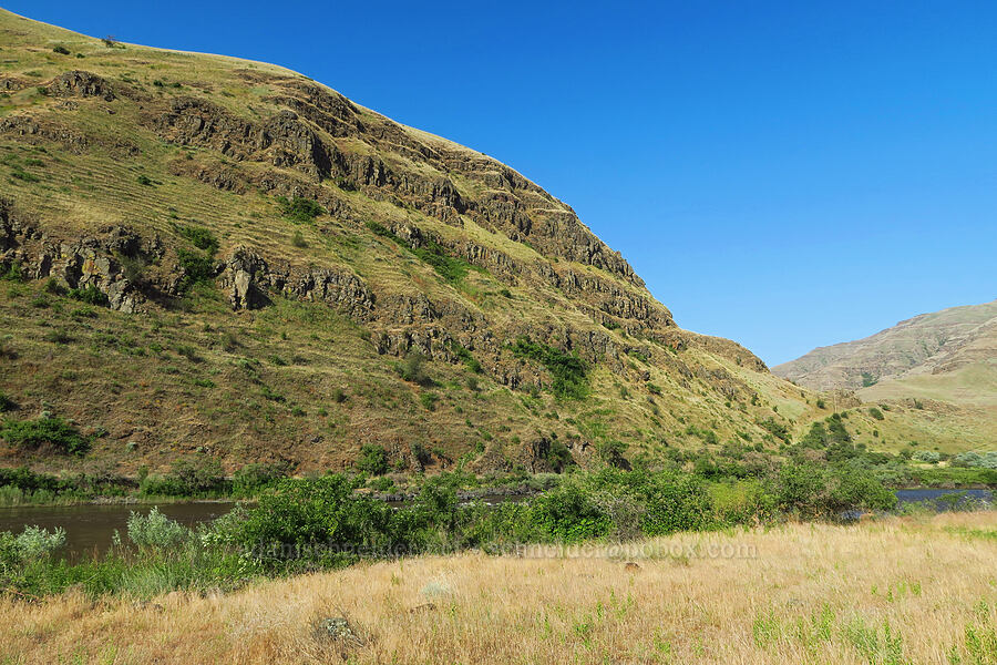 cliffs above the Grande Ronde River [Frank Faha/Ebsen Water Access, Chief Joseph Wildlife Area, Asotin County, Washington]