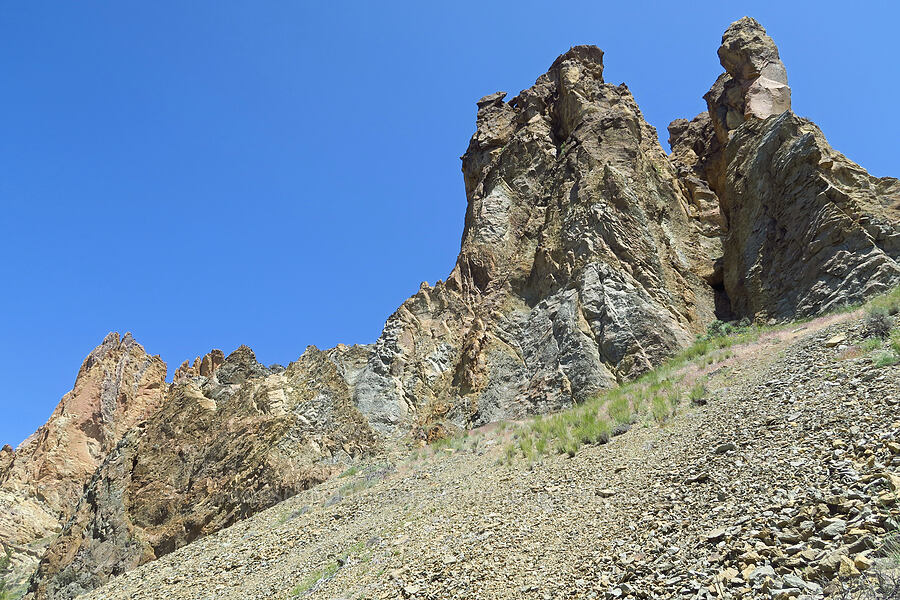 Liberty Bell & Juniper Spire [Smith Rock State Park, Deschutes County, Oregon]